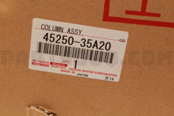 Toyota 4525035A20 COLUMN ASSY, STEERING