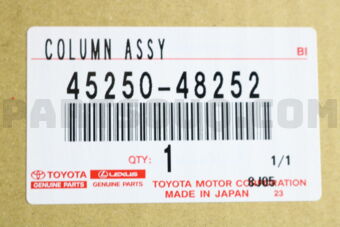 Toyota 4525048252 COLUMN ASSY, STEERING