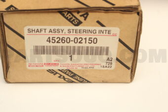 Toyota 4526002150 SHAFT ASSY, STEERING INTERMEDIATE, NO.2