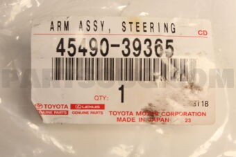 Toyota 4549039365 ARM ASSY, STEERING IDLER