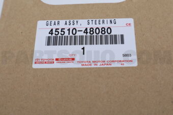 Toyota 4551048080 GEAR ASSY, STEERING