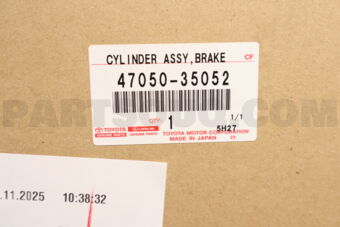 Toyota 4705035052 BRAKE BOOSTER ASSY, W/MASTER CYLINDER