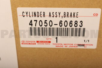Toyota 4705060683 CYLINDER ASSY BRAKE
