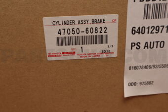 Toyota 4705060822 CYLINDER ASSY BRAKE