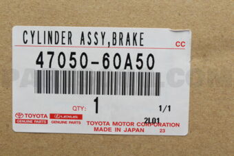 Toyota 4705060A50 CYLINDER ASSY, BRAKE
