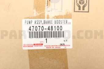 Toyota 4707048100 PUMP ASSY, BRAKE