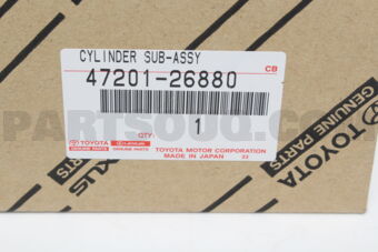 Toyota 4720126880 CYLINDER SUB-ASSY