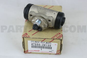 Toyota 4755026130 CYLINDER ASSY, REAR WHEEL BRAKE(FOR, FRONT OR UPPER),RH/LH