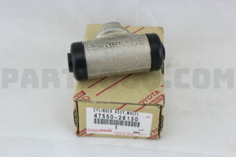 Toyota 4755026130 CYLINDER ASSY, REAR WHEEL BRAKE(FOR, FRONT OR UPPER),RH/LH