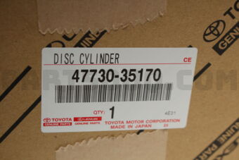 Toyota 4773035170 CYLINDER ASSY, REAR DISC BRAKE, RH