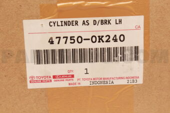 Toyota 477500K240 CYLINDER ASSY, DISC