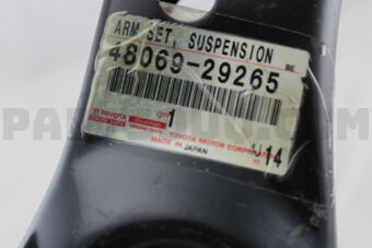 Toyota 4806929265 ARM SUB-ASSY, FRONT SUSPENSION, LOWER NO.1 LH