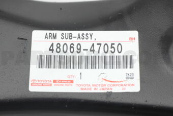 Toyota 4806947050 ARM SUB-ASSY, FRONT SUSPENSION, LOWER NO.1 LH