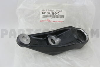 Toyota 4810626040 ARM, FRONT SUSPENSION TORQUE, RH/LH