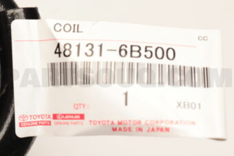 Toyota 481316B500 SPRING, FRONT COIL, RH/LH