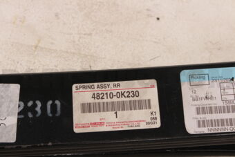 Toyota 482100K230 SPRING ASSY, REAR, RH/LH