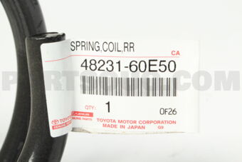 Toyota 4823160E50 SPRING, COIL, REAR RH