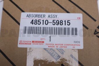 Toyota 4851059815 ABSORBER ASSY, SHOCK, FRONT, RH/LH
