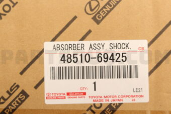 Toyota 4851069425 ABSORBER ASSY, SHOCK, FRONT RH
