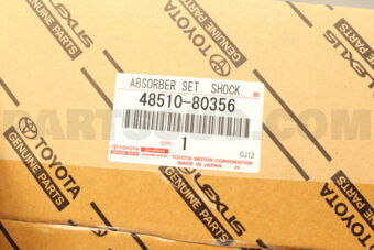 Toyota 4851080356 ABSORBER ASSY, SHOCK, FRONT RH