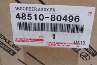 Toyota 4851080496 ABSORBER ASSY, SHOCK, FRONT, RH/LH