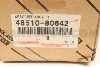 Toyota 4851080642 ABSORBER ASSY, SHOCK, FRONT, RH/LH