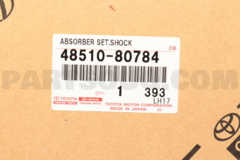 Toyota 4851080784 ABSORBER SET SHOCK