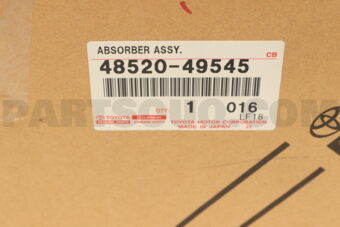 Toyota 4852049545 ABSORBER ASSY, SHOCK, FRONT LH