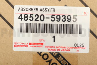 Toyota 4852059395 ABSORBER ASSY, SHOCK, FRONT LH
