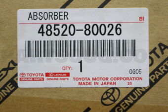 Toyota 4852080026 ABSORBER ASSY, SHOCK, FRONT LH