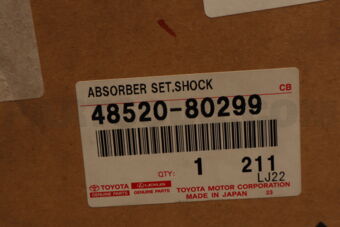 Toyota 4852080299 ABSORBER ASSY, SHOCK, FRONT LH