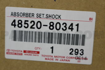 Toyota 4852080341 ABSORBER ASSY, SHOCK, FRONT LH
