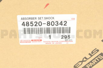 Toyota 4852080342 ABSORBER ASSY, SHOCK, FRONT LH