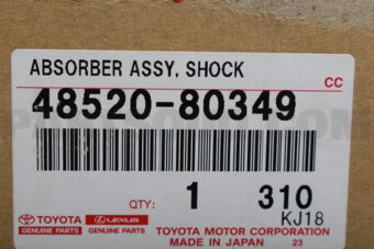 Toyota 4852080349 ABSORBER ASSY, SHOCK, FRONT LH