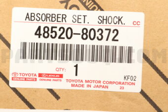 Toyota 4852080372 ABSORBER ASSY, SHOCK, FRONT LH