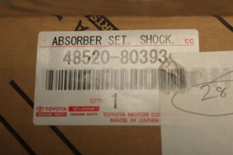 Toyota 4852080393 ABSORBER ASSY, SHOCK, FRONT LH