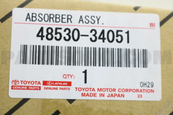 Toyota 4853034051 ABSORBER ASSY, SHOCK, REAR, RH/LH