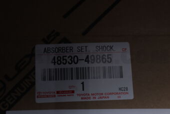 Toyota 4853049865 ABSORBER ASSY, SHOCK, REAR RH