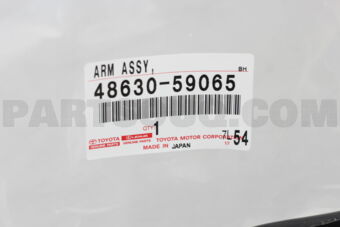 Toyota 4863059065 ARM ASSY, FRONT SUSPENSION, UPPER LH