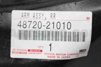 Toyota 4872021010 ARM ASSY, REAR SUSPENSION, NO.1 LH
