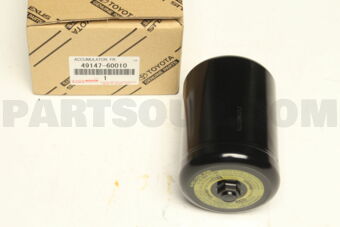 Toyota 4914760010 ACCUMULATOR, FRONT SUSPENSION CONTROL, NO.2, RH/LH