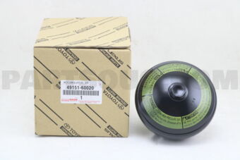 Toyota 4915160020 ACCUMULATOR, REAR SUSPENSION CONTROL, RH/LH