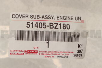 Toyota 51405BZ180 COVER SUB-ASSY ENGI