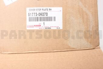 Toyota 517730K070 COVER, STEP PLATE, RH/LH