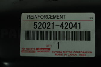 Toyota 5202142041 REINFORCEMENT, FRONT BUMPER