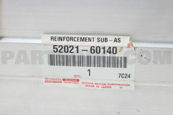 Toyota 5202160140 REINFORCEMENT SUB-ASSY, FRONT BUMPER