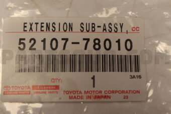 Toyota 5210778010 EXTENSION SUB-ASSY