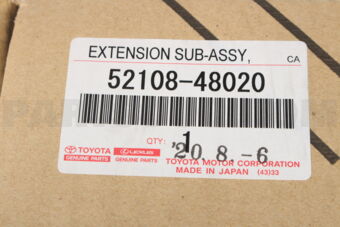 Toyota 5210848020 EXTENSION SUB-ASSY