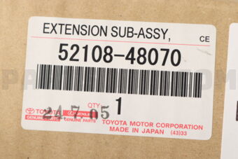 Toyota 5210848070 EXTENSION SUB-ASSY