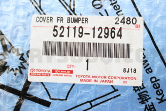 Toyota 5211912964 COVER, FRONT BUMPER